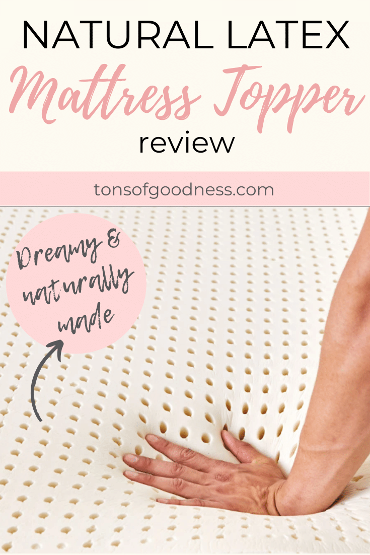 Pure Green Natural Latex Mattress Topper [Review]